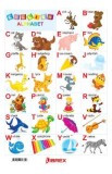 English Alphabet. Alfabetul in limba engleza. Plansa A4