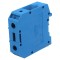 Conector de șine 50mm2, 1 pistă, 2 borne, albastru UKH