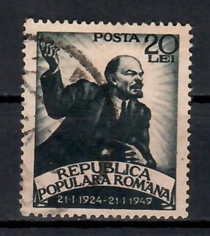 Romania 1949, LP.250 - 25 de ani de la moartea lui V.I. Lenin