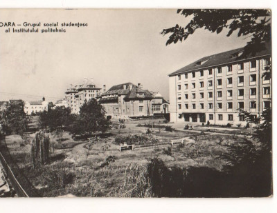 CPI B 10848 CARTE POSTALA - TIMISOARA. GRUPUL SOC STUDENTESC AL INST. POLITEHNIC foto