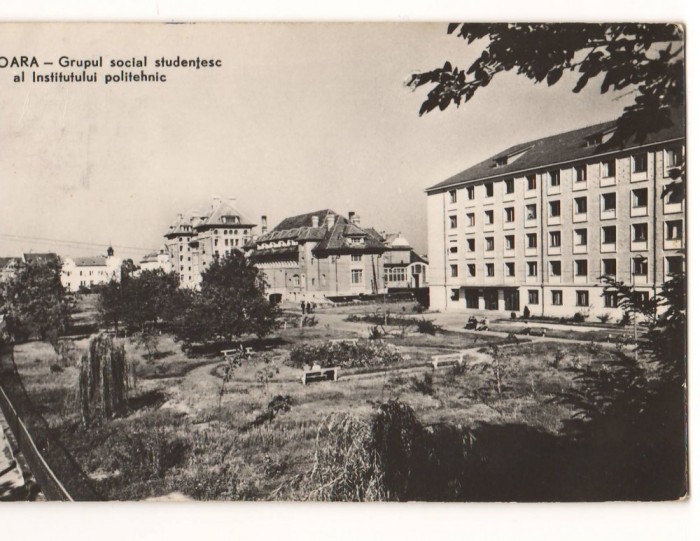 CPI B 10848 CARTE POSTALA - TIMISOARA. GRUPUL SOC STUDENTESC AL INST. POLITEHNIC