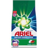 Detergent de rufe pudra Ariel Whites+Colors, 7.5kg, 100 spalari
