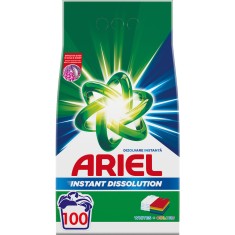 Detergent de rufe pudra Ariel Whites+Colors, 7.5kg, 100 spalari
