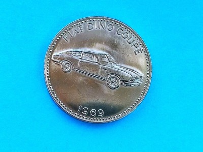 Jeton Shell-( Fiat)-RAR-29mm. foto