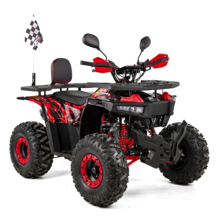 ATV XTR Pro Storm, roti 8 inch, 125cc, 1+1 viteze, culoare negru/rosu Cod Produs: MX_NEW XTR-017/8PRO1-4