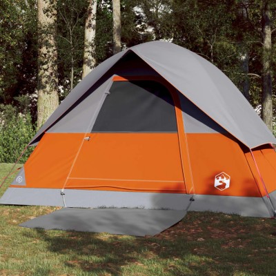 Gossi cort de camping cupola 3 persoane, portocaliu, impermeabil foto