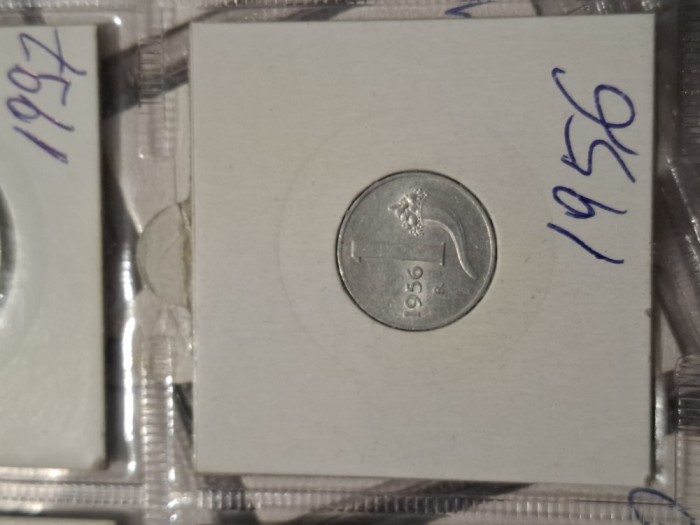 1 lira 1956