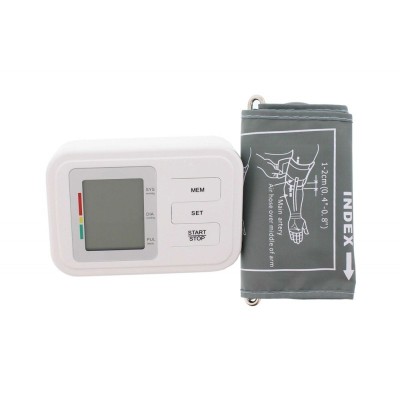 Tensiometru digital pentru brat elSales ELS-ARM-01 cu afisaj digital, oprire automata, alb foto