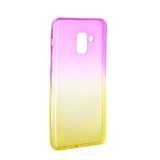 Husa Pentru SAMSUNG Galaxy A5 2018 / A8 2018 - Gradient TSS, Roz/Auriu