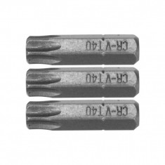 Set 3 biti torx 1/4 t40x25mm Sthor 65498