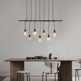 Cumpara ieftin Lustra Salkim Negru 120x10x180 cm