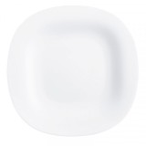 Set 6 Farfurii Patrate Intinse din Opal Alb 26cm DNC40089