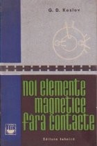 Noi elemente magnetice fara contacte (traducere din limba rusa) foto