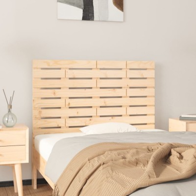 vidaXL Tăblie de pat pentru perete, 81x3x63 cm, lemn masiv de pin 824743 foto