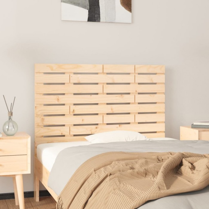 vidaXL Tăblie de pat pentru perete, 81x3x63 cm, lemn masiv de pin 824743