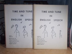 CURS LB. ENGLEZA : TIME AND TUNE IN ENGLISH SPEECH , 2 VOLUME , VOICE OF AMERICA