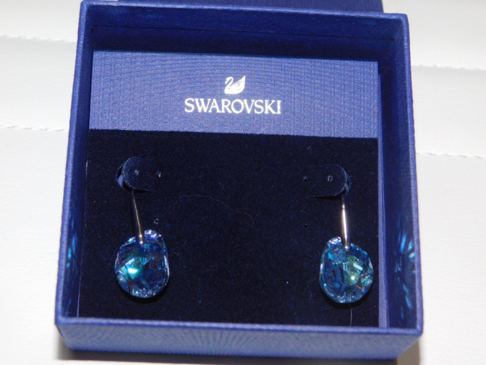 SWAROVSKI , original , cercei noi , ambalaj original ,