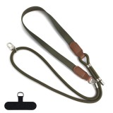 Asteroid GSM - UrbanLoop (TLN5G) - Neck/Crossbody Wear, for Phone Cases, 100cm-140cm Length Adjustmen, Nylon + PU - Army Green