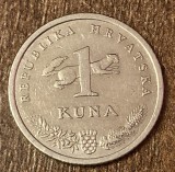C50 - Moneda foarte veche - Croatia - 1 kuna - 1999