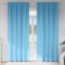 Perdele 2 pcs Albastru deschis 260 x 140 cm Poliester