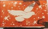 Cumpara ieftin CY - Cutie de chibrite mare "Porumbelul Pacii" RO comunism / nefolosita NOS / 5 cm x 9 cm x 3 cm (H) 40 g / Intreprinderea de Chibrituri Bucuresti