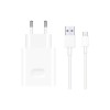 Incarcator Retea cu cablu USB Tip-C Huawei P20, CP84, SuperCharge, Alb 55030369