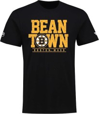 Boston Bruins tricou de bărbați Hometown Hockey Bean Town black - S