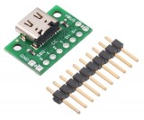 USB Micro-B Connector Breakout Board