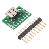 USB Micro-B Connector Breakout Board