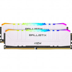 Memorie Crucial Ballistix RGB White 64GB (2x32GB) DDR4 3200MHz CL16 Dual Channel Kit foto