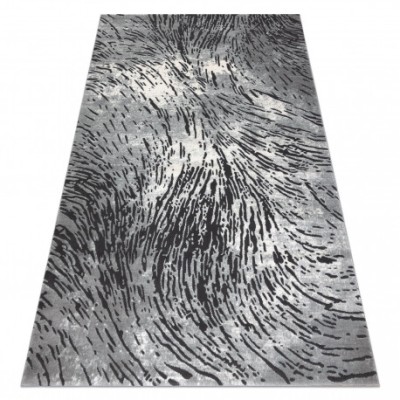 Covor ZARA 0W3983 P50 520 - structural două niveluri de l&amp;acirc;nă gri / bej, 80x150 cm foto