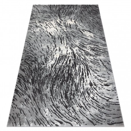 Covor ZARA 0W3983 P50 520 - structural două niveluri de l&acirc;nă gri / bej, 80x150 cm