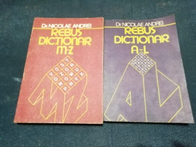 NICOLAE ANDREI - REBUS DICTIONAR 2 VOL foto