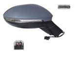 Oglinda exterioara Volkswagen Id.3, 11.2019-, dreapta, reglaj electric; grunduit; incalzit; sticla convexa; geam cromat; rabatabil; memorie; 16 gauri