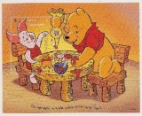 Turks &amp; Caicos 1996 Pooh, Cartoon, Disney, perf.sheet, MNH AD.013, Nestampilat