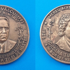 Medalia Ioan VALCU & Sotia - colectionar numismat - medalie rara tiraj limitat