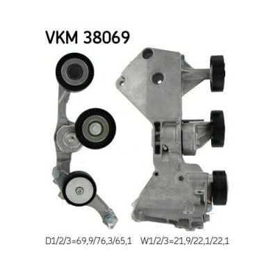 SKF rola intinzator, curea transmisie foto