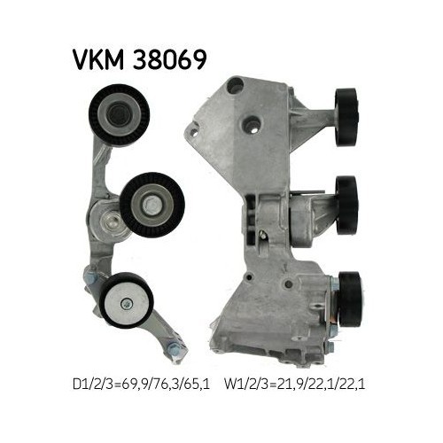 SKF rola intinzator, curea transmisie