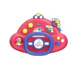 Jucarie interactiva bebelusi volan muzical, +18 luni, rosu, Oem
