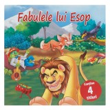 Carte cu Fabulele lui Esop, Set 4 Titluri, Ilustrată, Multicolor, CMCLASS