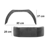 Aripa Remorca Plastic 28x95x37 cm Aparatoare Noroi Roti Spate Universal Remorci Platforme