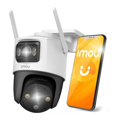 Camera de Supraveghere Wi-Fi, cu Detectare Rapida si Notificari, 10MP - Imou Outdoor Camera Cruiser Dual (IPC-S7XP-10M0WED-0360B) - White foto
