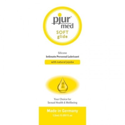PJUR - MED SOFT GLIDE SILICONE LUBRICANT 1.5 ML foto