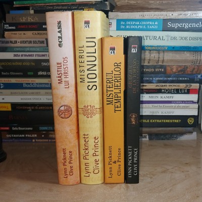 LOT 4 CARTI LYNN PICKNETT : MISTERUL SIONULUI , MASTILE LUI HRISTOS , GIULGIUL # foto