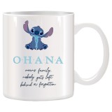 Cana alba personalizata cu Stitch (Lilo &amp; Stitch), INOVATIX&reg;. 330ml, Oem