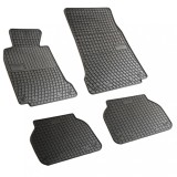 Set covorase auto din cauciuc Bmw Seria 5 E39 1995-2004, presuri BestAutoVest, negre, 4 buc., Rapid