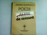 POEZII ALESE DE CENZURA - MARIN SORESCU