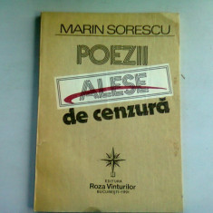 POEZII ALESE DE CENZURA - MARIN SORESCU