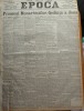 Ziarul Epoca, 31 Octombrie 1899 ; Procesul Monarhistilor