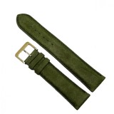 Cumpara ieftin Curea Ceas &bdquo;Suede Forest&rdquo; &ndash; Piele &Icirc;ntoarsă Veritabilă, Verde Smarald (18mm -